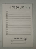 Black and White To Do List