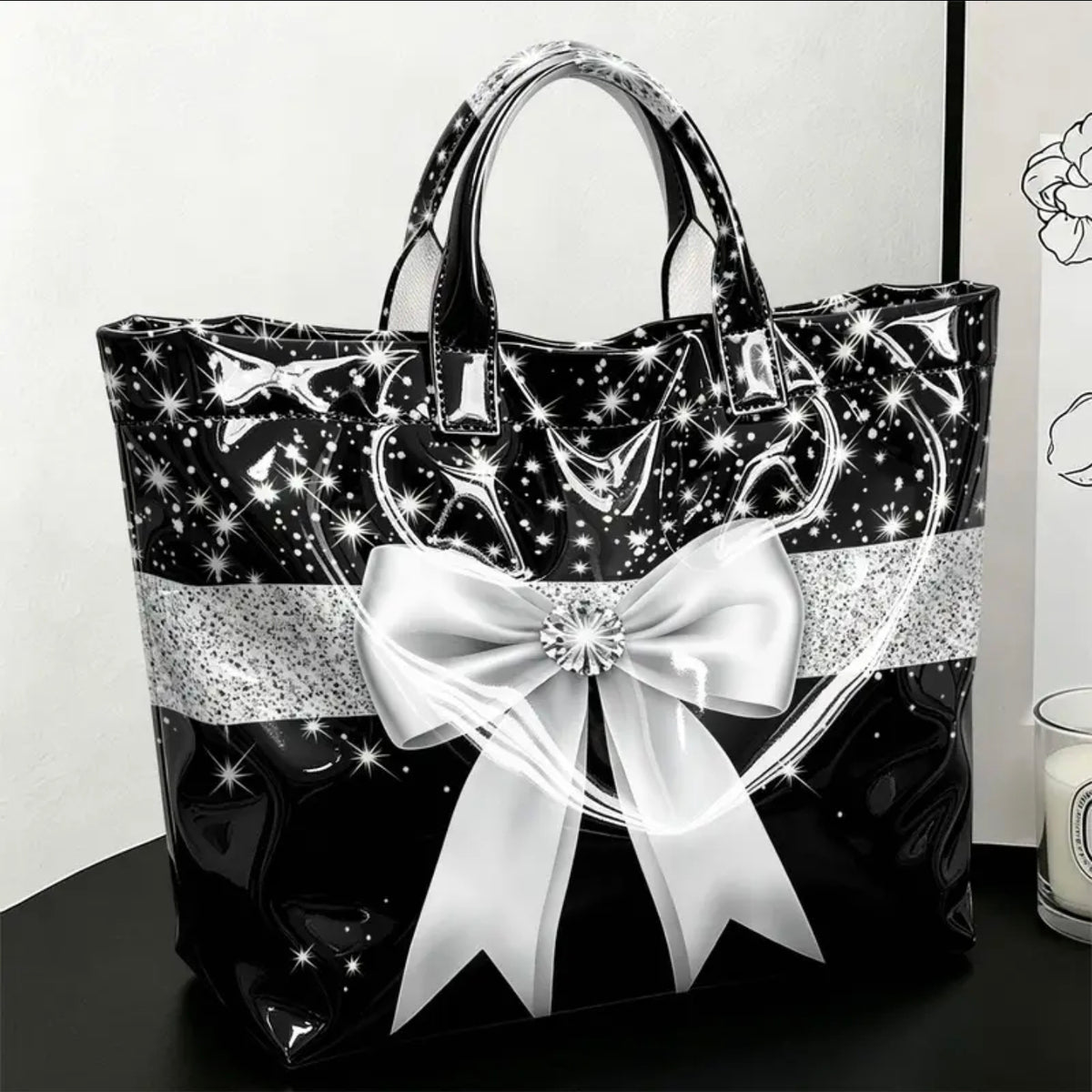 Black and White Tote