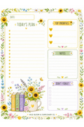 Official Wild Bloom & Sunflower Co. Daily Planner