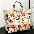 Cream Jack O Lantern With Ghost And Bats