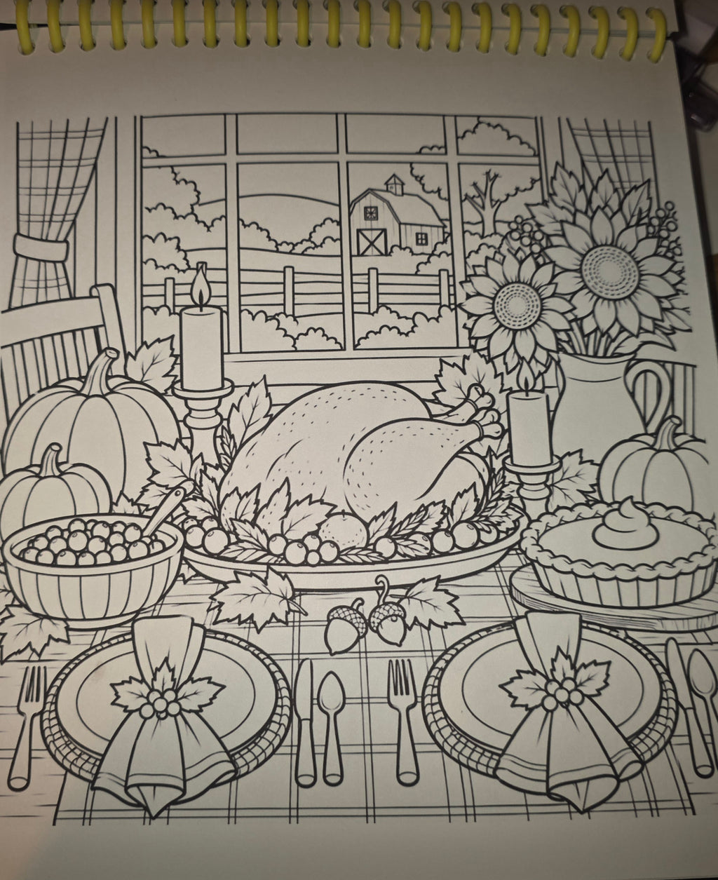 Gather & Give Thanks Coloring Book