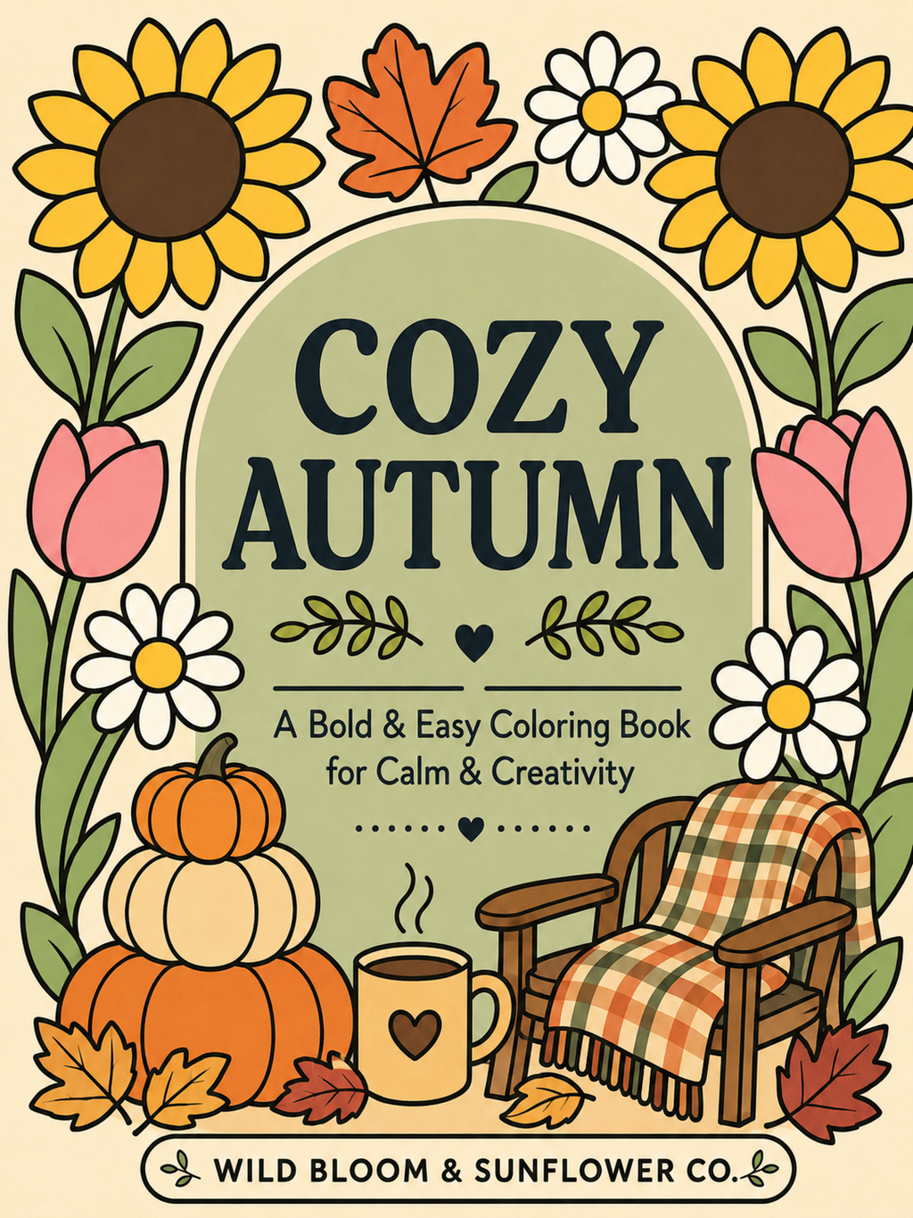 Cozy Autumn Coloring Book