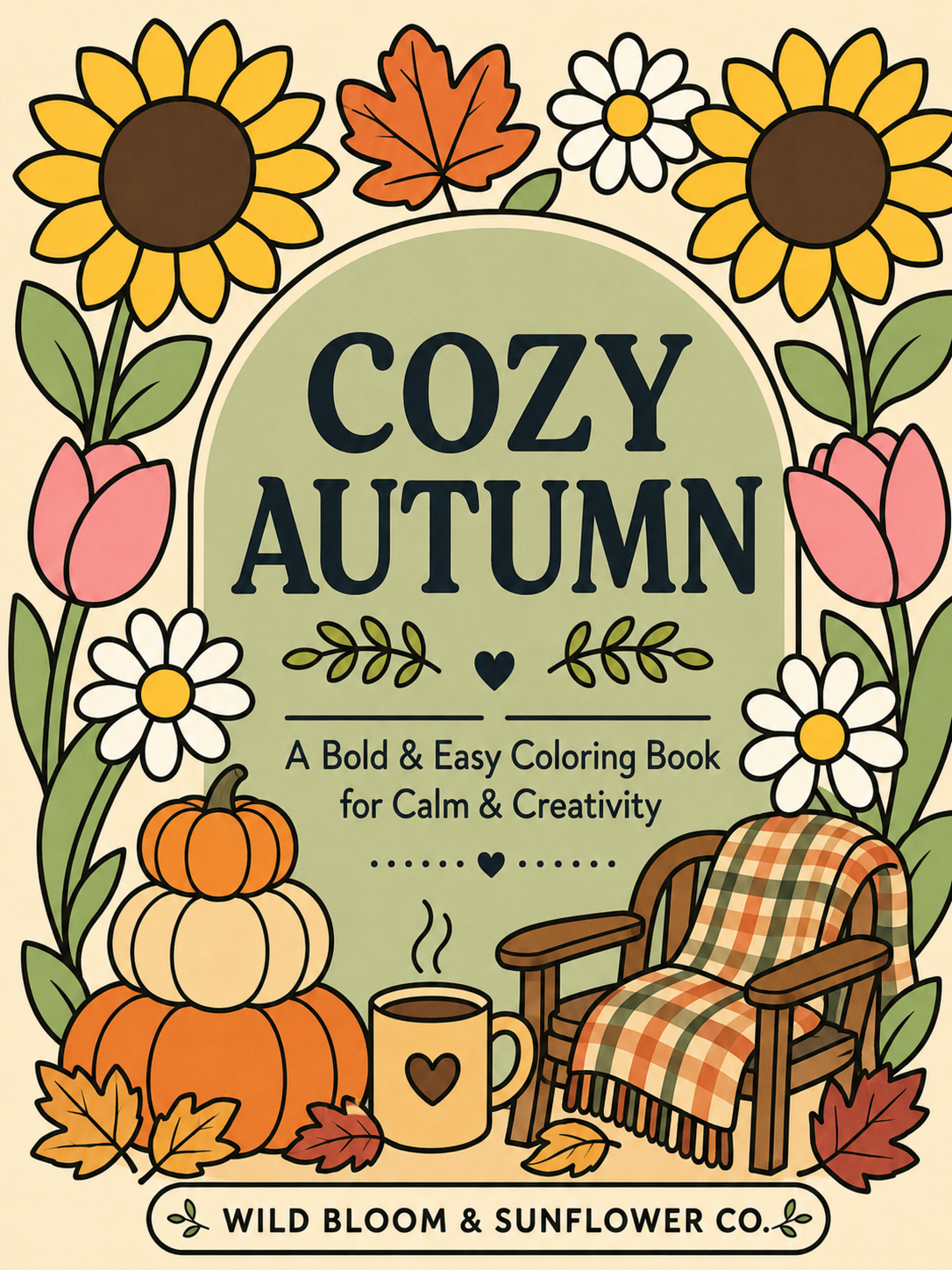 Cozy Autumn Coloring Book